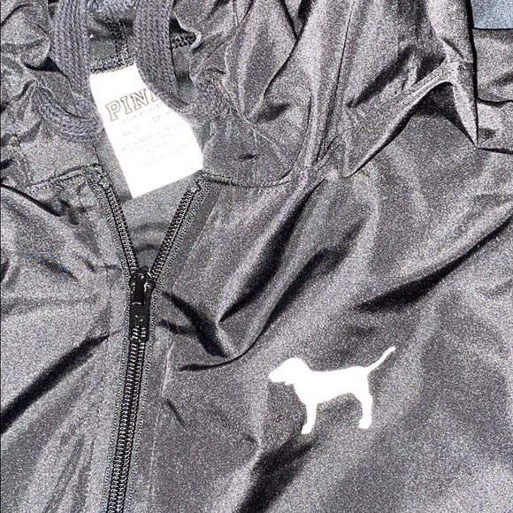 PINK black windbreaker - Picture 2 of 2